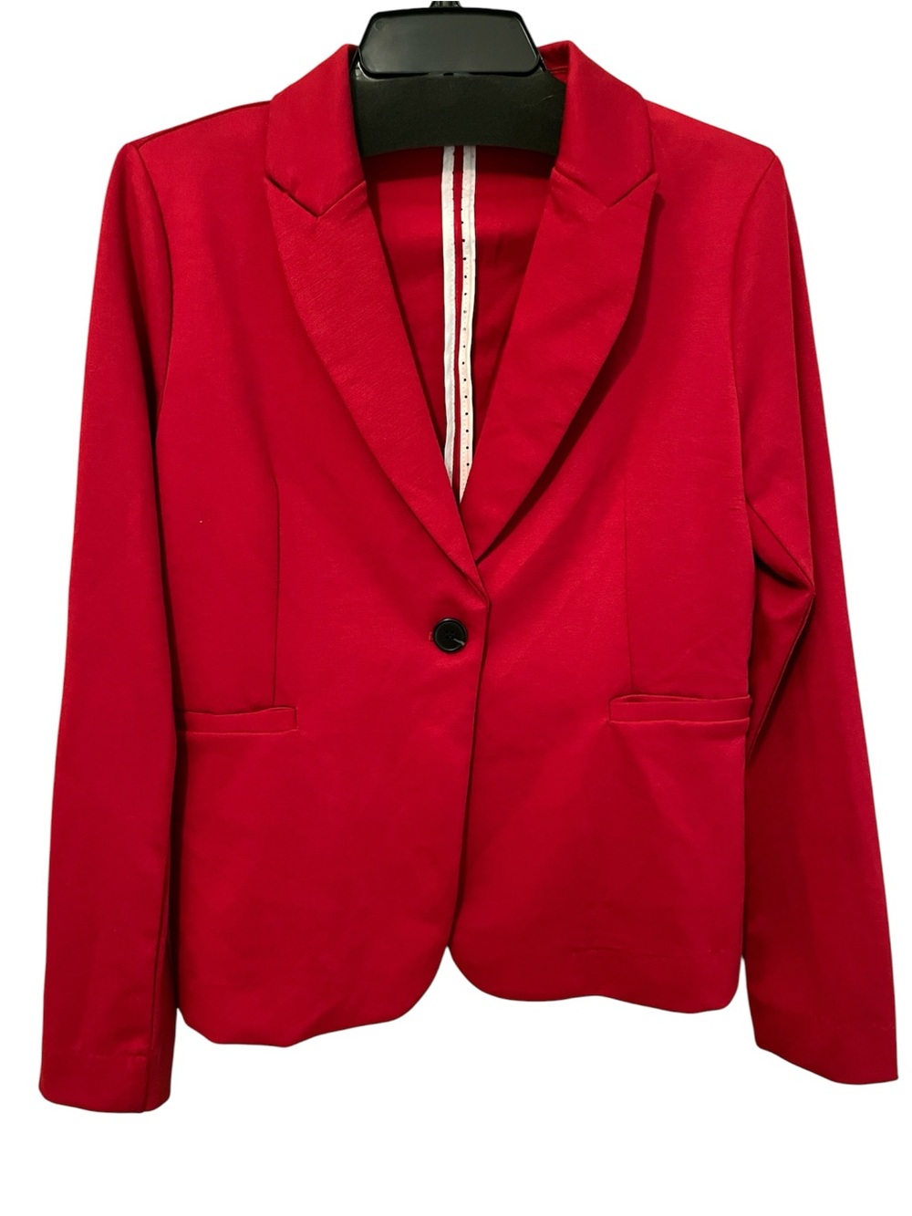 Meg & Margot Stretchy Classic Red Blazer